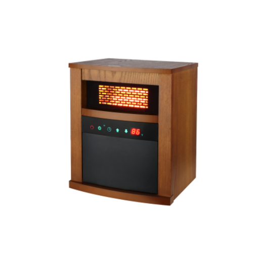 Wood infrared heater